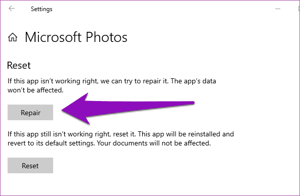 Arreglar la aplicación de fotos de Windows 10 que no importa el iPhone 06