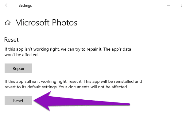 Arreglar la aplicación de fotos de Windows 10 que no importa el iPhone 07