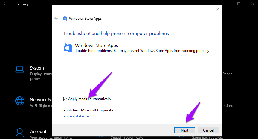 Arreglar Microsoft Store que no descarga aplicaciones o juegos Edición 10