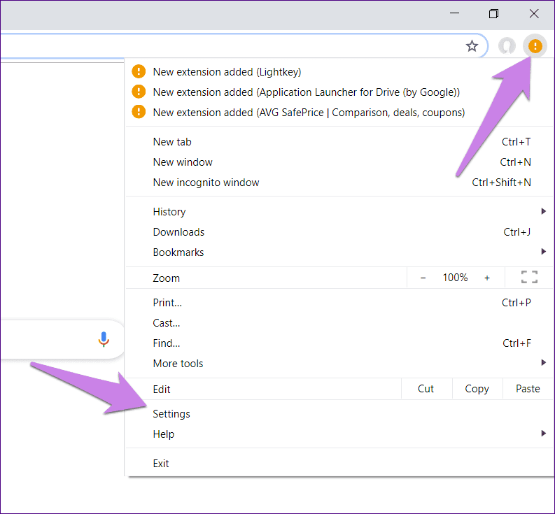 Barra de tareas de iconos de perfil de Chrome 9