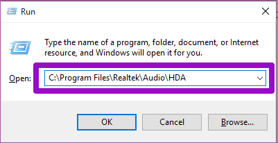 Arreglar Realtek Hd Audio Manager que falta en Windows 10 09