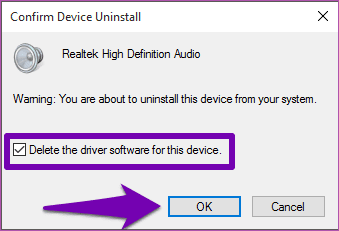 Arreglar Realtek Hd Audio Manager que falta en Windows 10 03