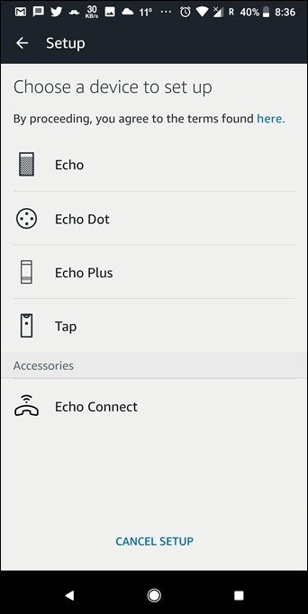 Problema de configuración de Amazon Echo Alexa 3
