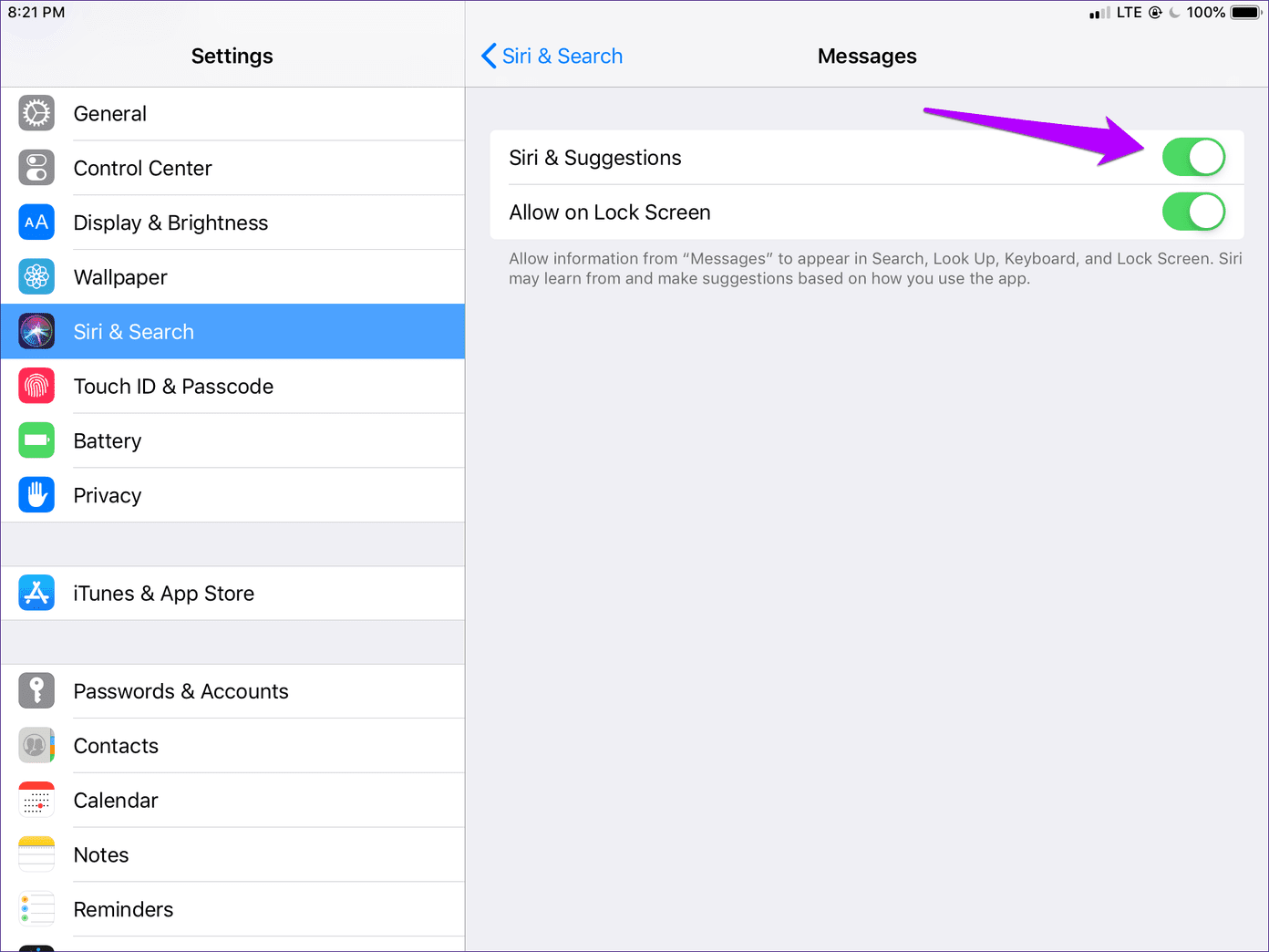Falta la aplicación de mensajería I Phone I Pad Fixed 3