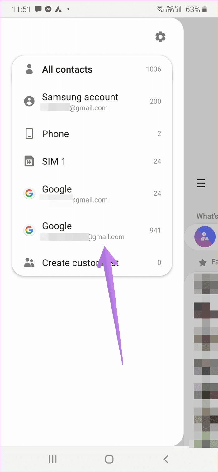 Utilice Contactos de Google en lugar de Contactos de Samsung 10