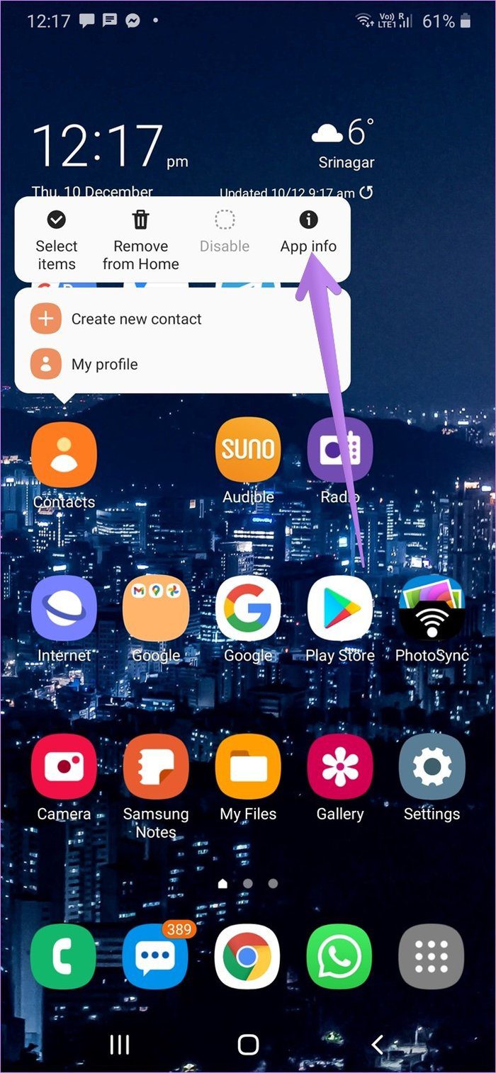 Utilice Contactos de Google en lugar de Contactos de Samsung 15