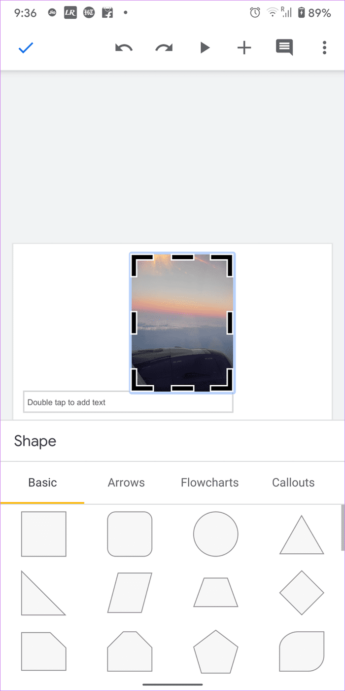 Ajustar una imagen al formato de diapositivas de Google 11