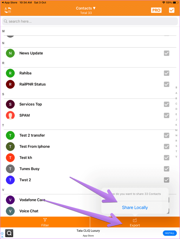 Copia de seguridad de contactos en Google Drive 18