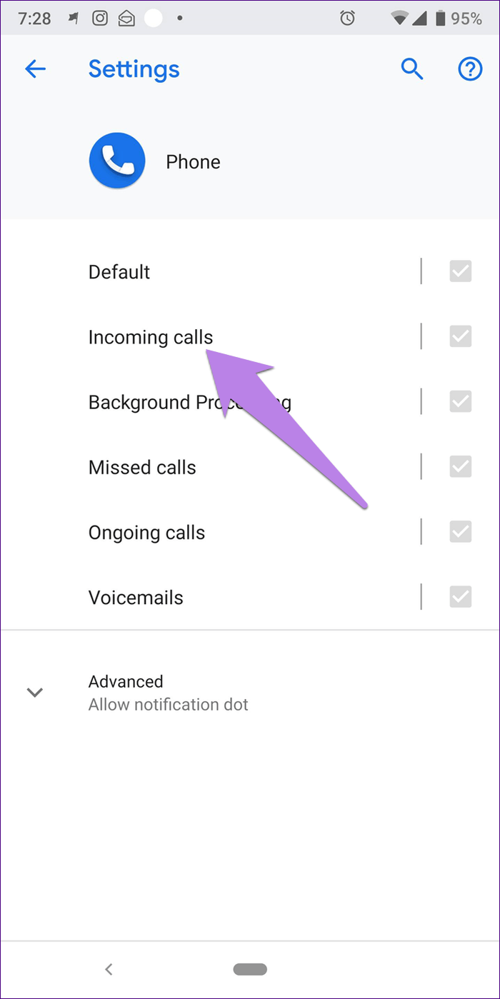Las llamadas entrantes del teléfono Android no funcionan 10