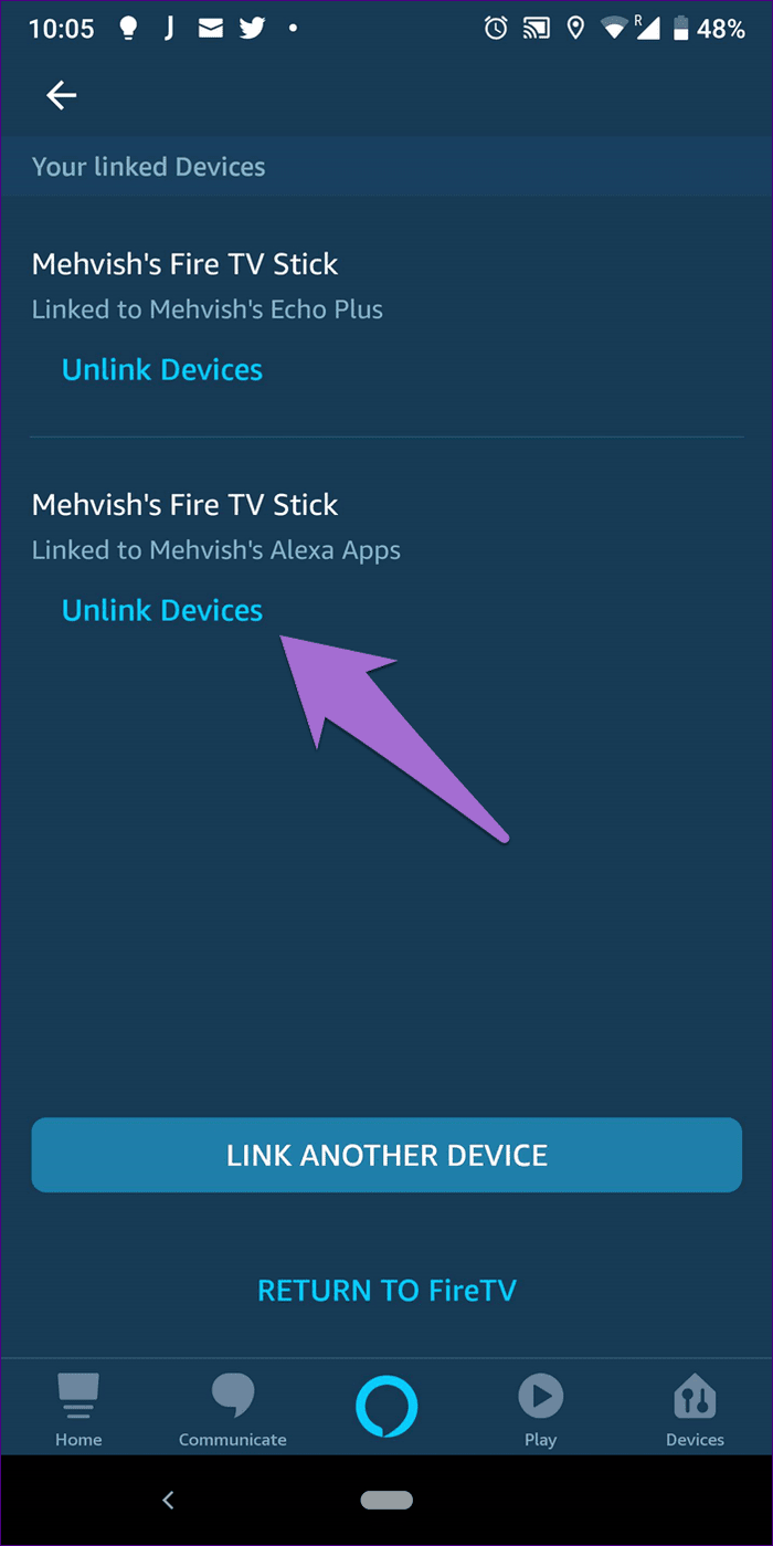 Fire TV no aparece en Alexa 15