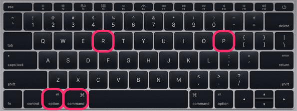 Restablecer teclado Nvram1