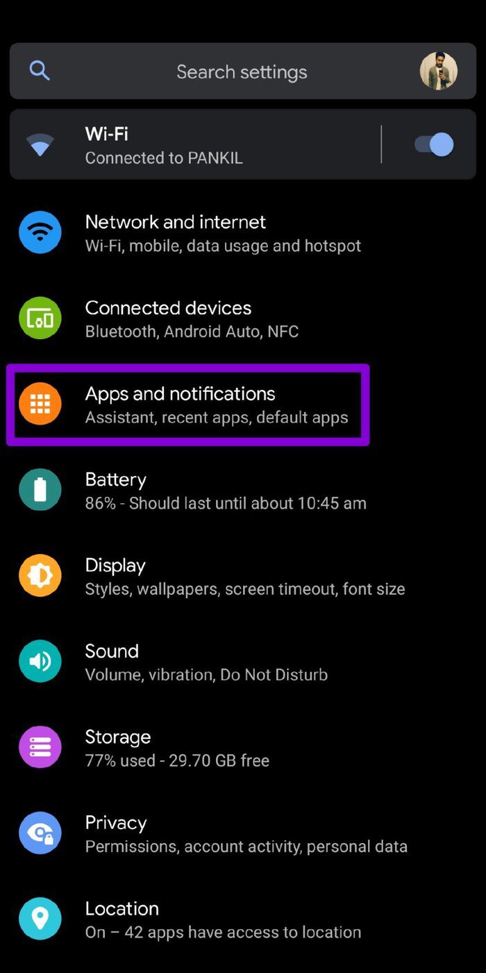Aplicaciones y notificaciones de Android