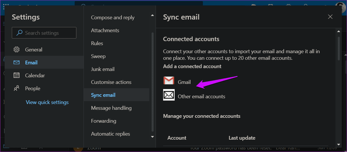 Cambiar la dirección del remitente en Microsoft Outlook 2