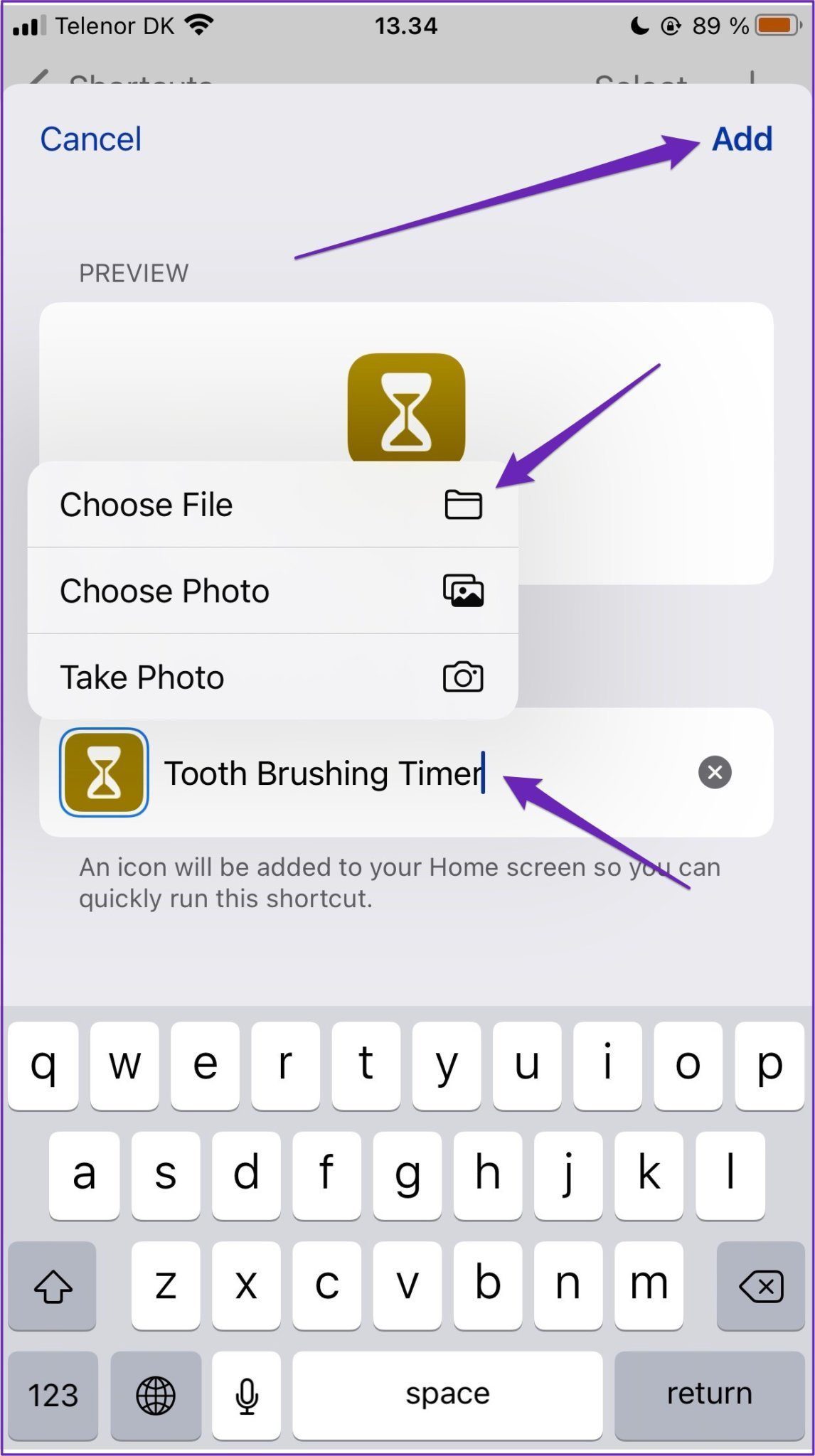 personalizar la extensión de la pantalla de inicio para el acceso directo de iphone