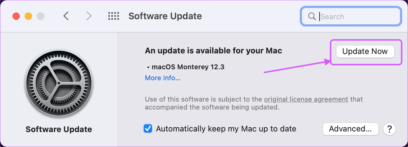1. Actualice su Mac al software más reciente 3