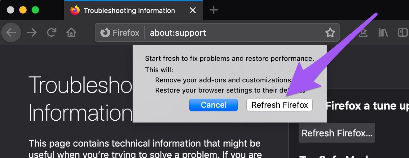 Arreglar el uso compartido de pantalla de Google Meet que no funciona en Firefox 11