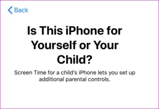 Comprobar el tiempo de pantalla Diferentes dispositivos Ajustes de iOS Tiempo de pantalla Su teléfono o dispositivo infantil