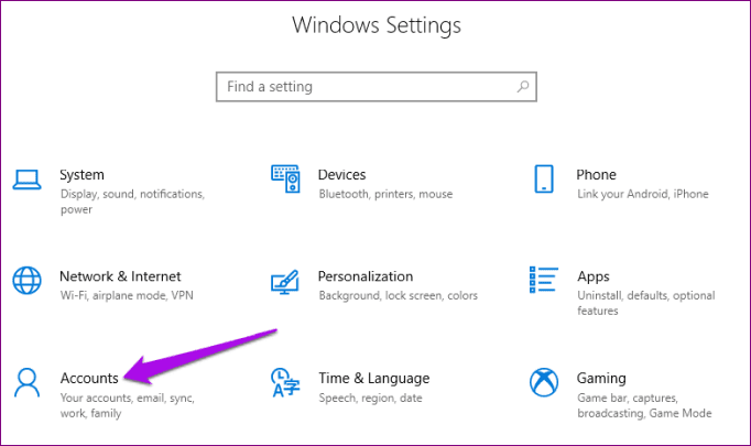 Comprobar el tiempo de pantalla Diferentes dispositivos Configuración de Windows Cuentas