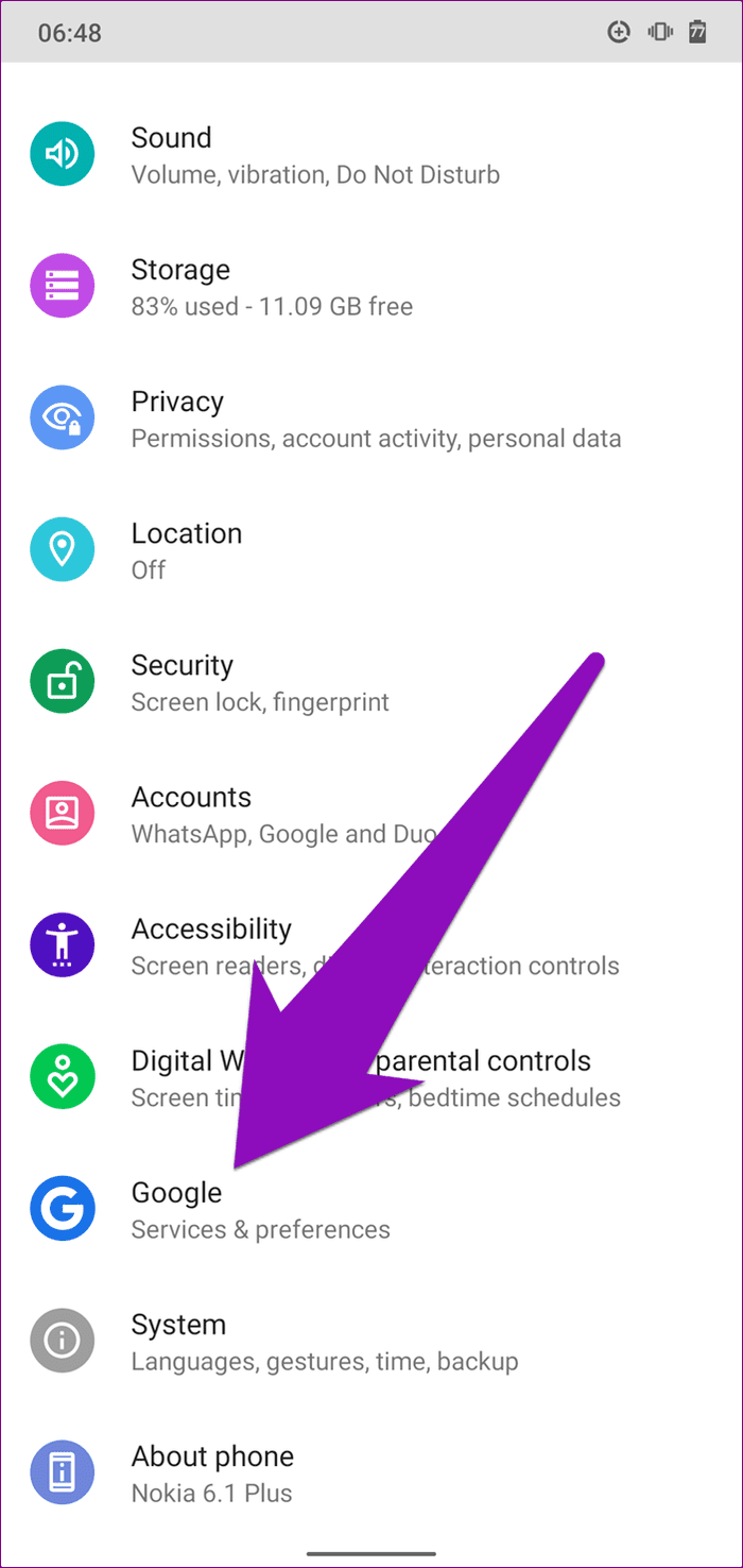 Arreglar Android que no hace una copia de seguridad de los contactos 10