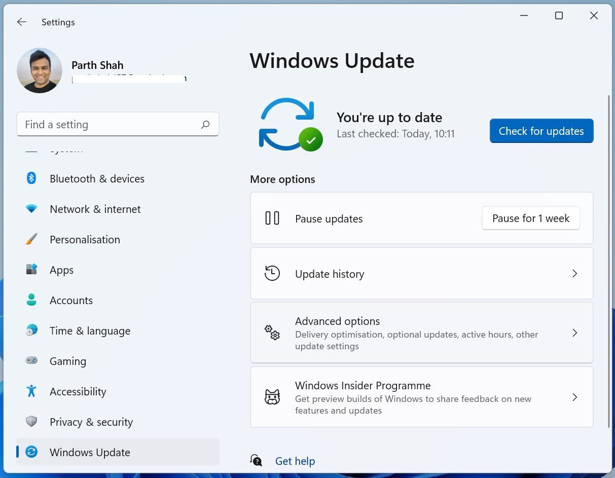 Actualizar el sistema operativo Windows