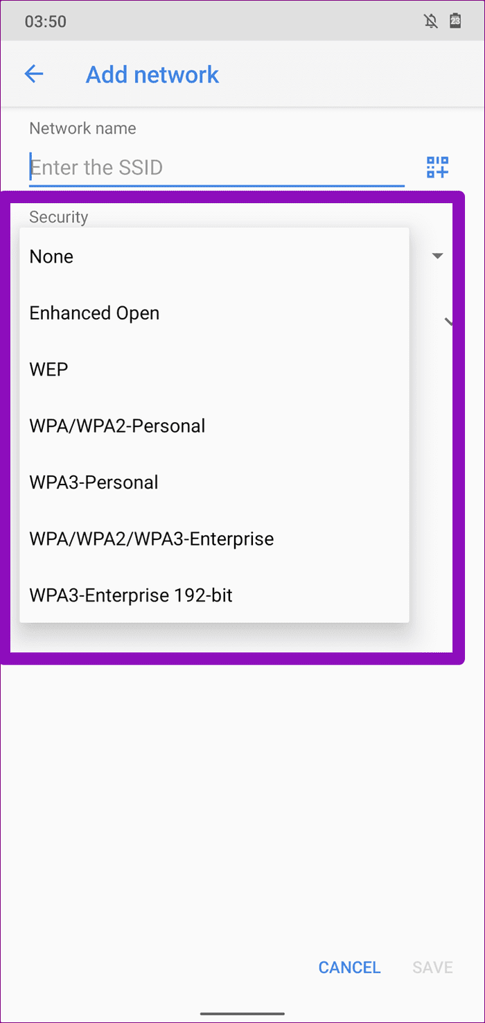 Arreglar Wi-Fi de Android atascado al obtener la dirección IP 04