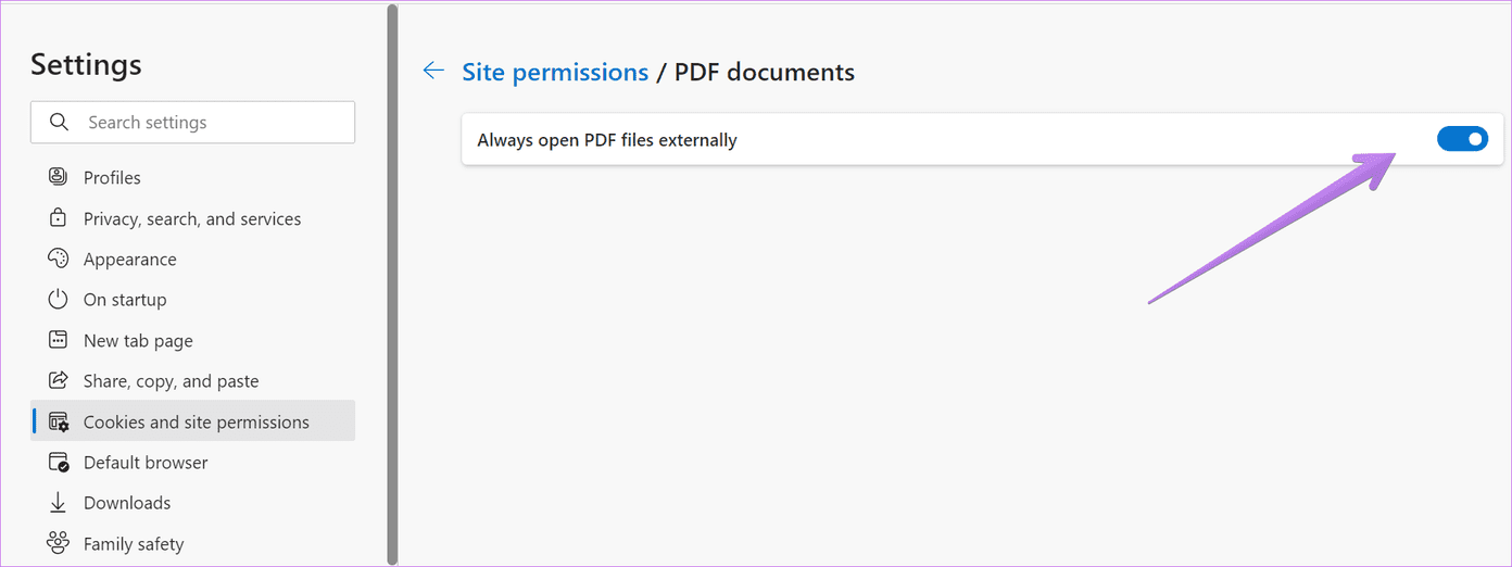 Los archivos PDF no se abren en el borde 7