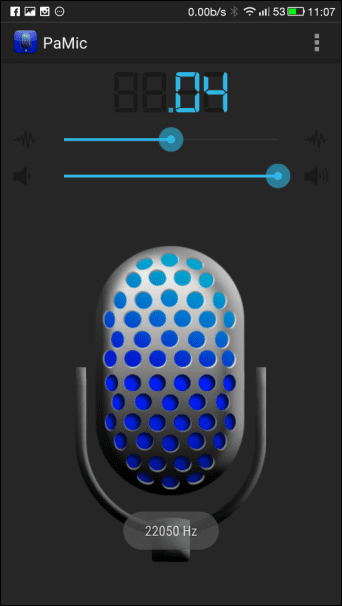 Aplicación de micrófono para Android 1