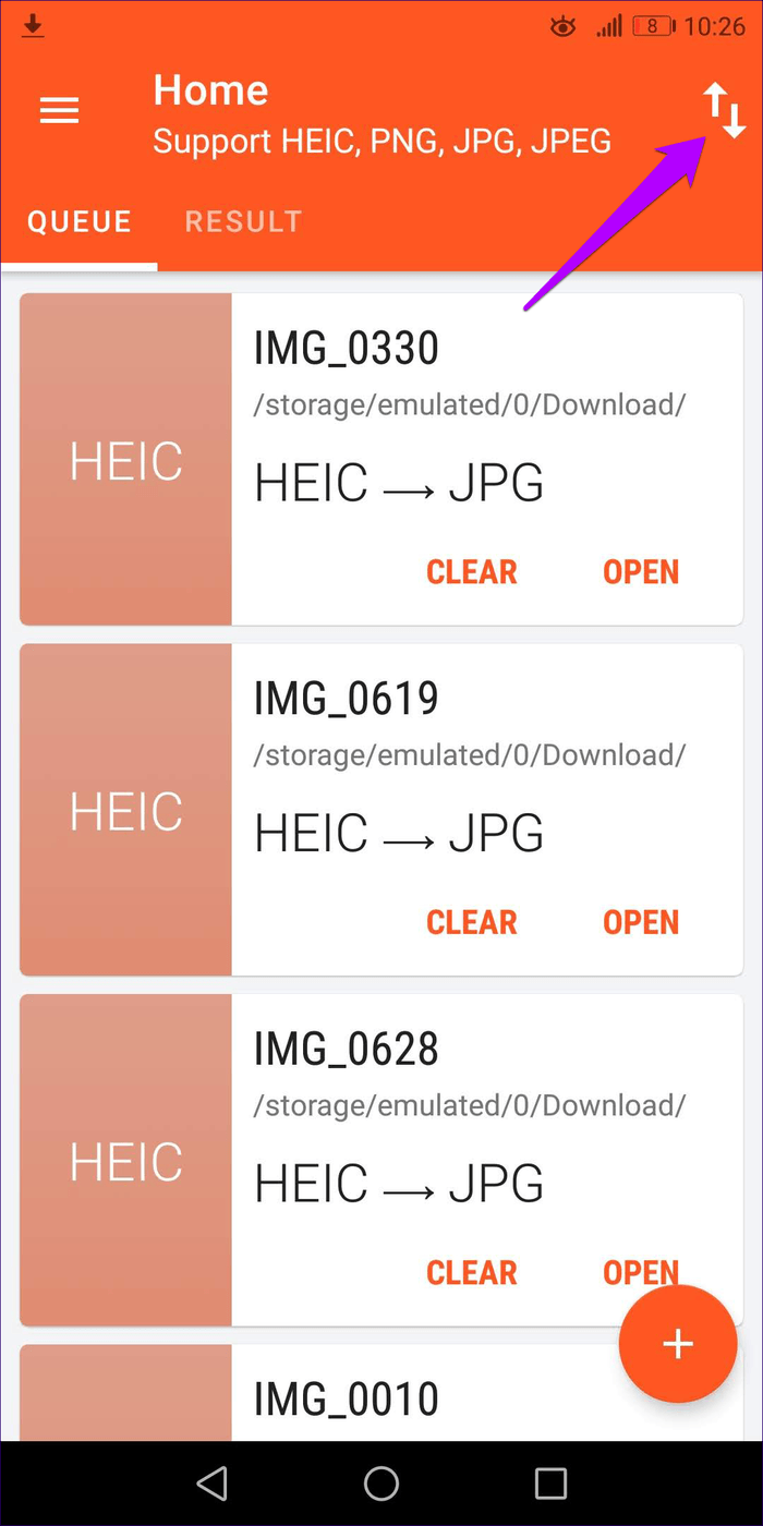 Convertir Heic a Jpg Android 10