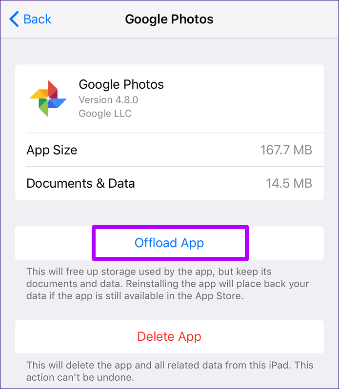 Google Fotos no hace copias de seguridad de las fotos en el iPhone 13