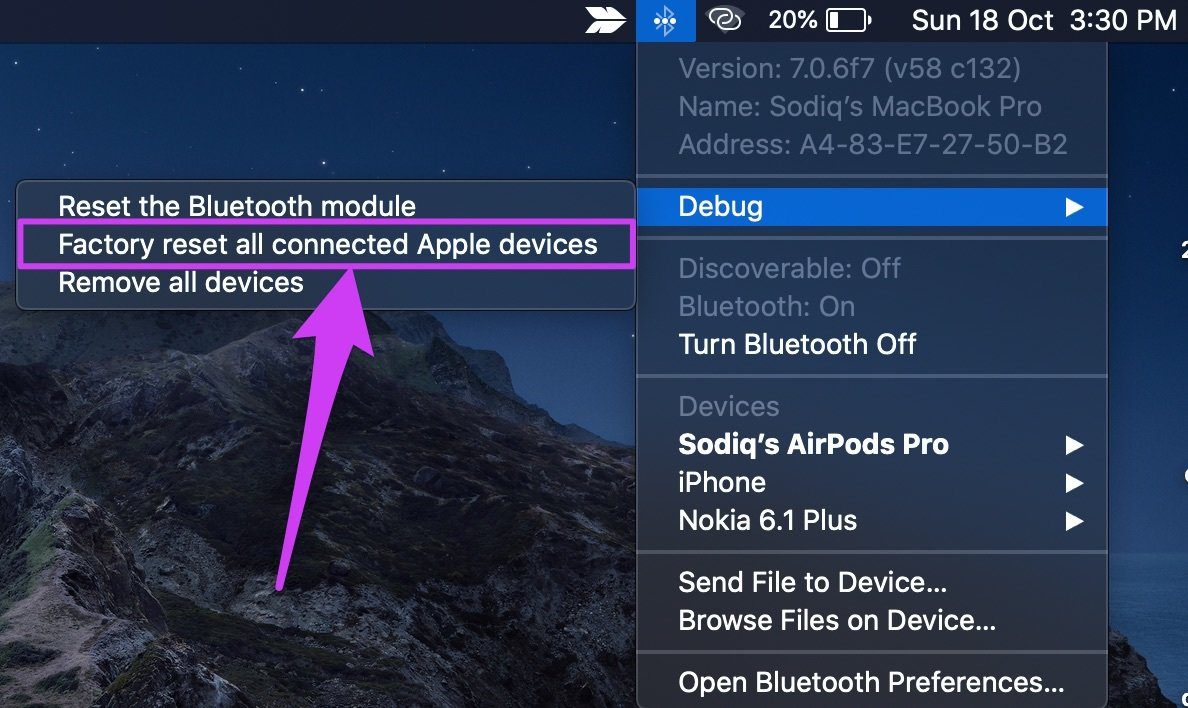 Repara los airpods que se desconectan de mac 09