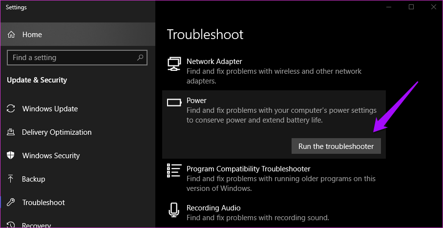 Corrija el apagado de Windows 10 en lugar del error 9 de suspensión o hibernación