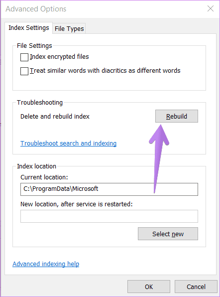 La búsqueda de Windows 10 no funciona 16