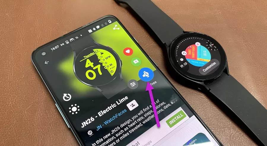 Cómo agregar aplicaciones a Samsung Galaxy Watch 4 Facer