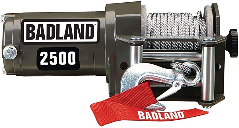 BADLAND 2500 Lbs. ATV/Utility Electric Winch with Wireless Remote Control