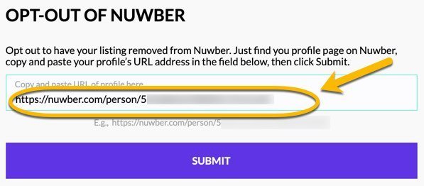 Remove info from Nuwber FrugalReality-5
