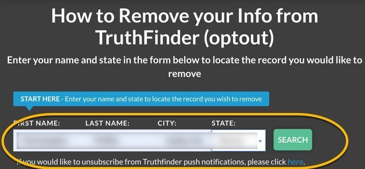 remove name from Truthfinder FrugalReality-3