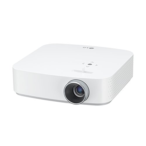 LG PF50KA 100” Portable Full HD (1920 x 1080) LED Smart TV Home Theater CineBeam Projector with Built-in Battery (2.5 Hours) - White