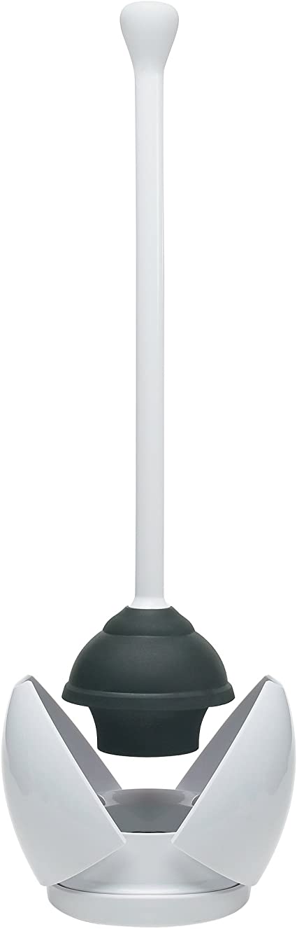 OXO Good Grips Hideaway Toilet Plunger and Canister