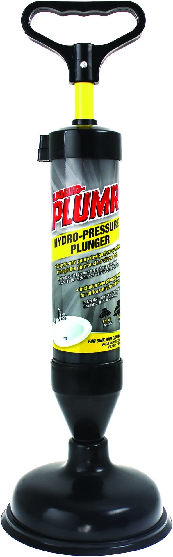 Liquid-Plumr 670087 Hydro-Pressure Plunger, Gray