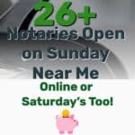 Notary Open Sunday Near Me - Frugal Reality
