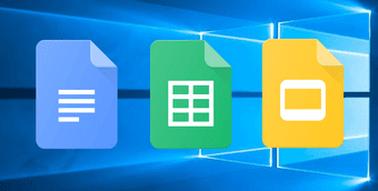 Accesos directos de escritorio de Google Docs Sheets Slides
