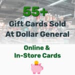 Gift Cards Sold at Dollar General - Frugal Reality