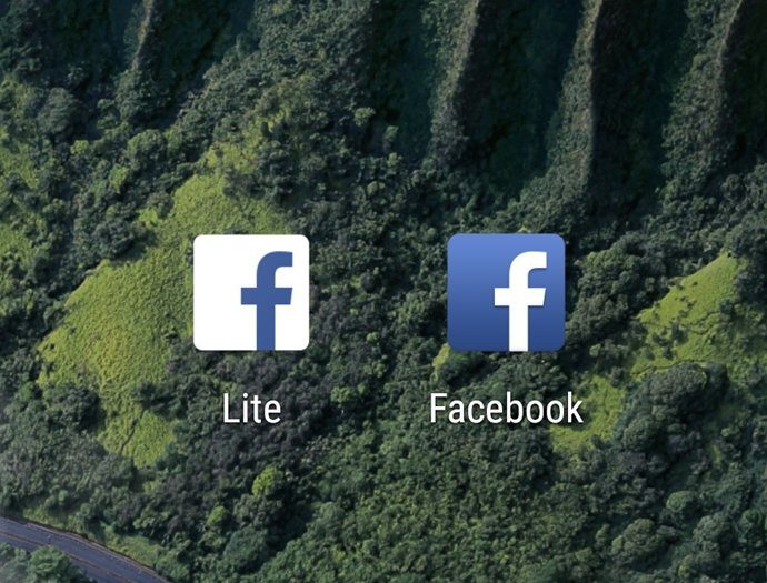 Facebook Contra Facebook aplicación ligera 5
