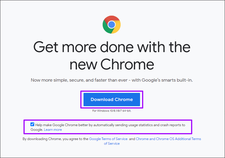 Descargar e instalar Chrome sin conexión 1