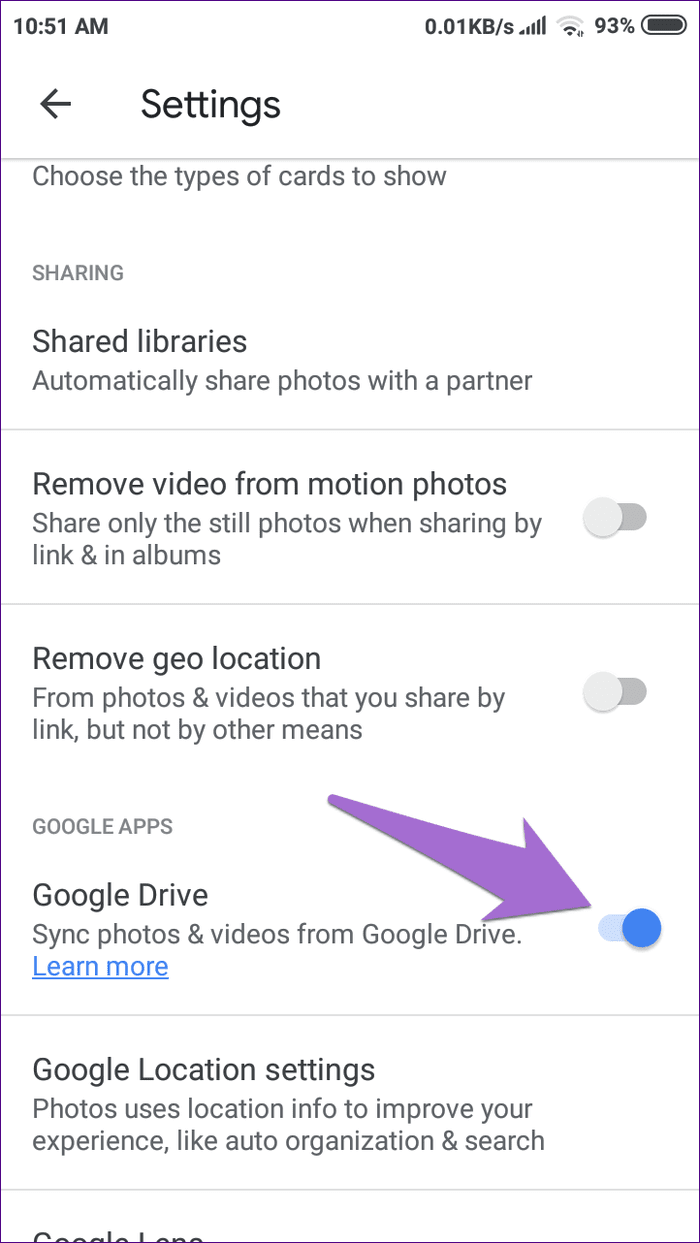 Eliminar fotos de Google Drive 2