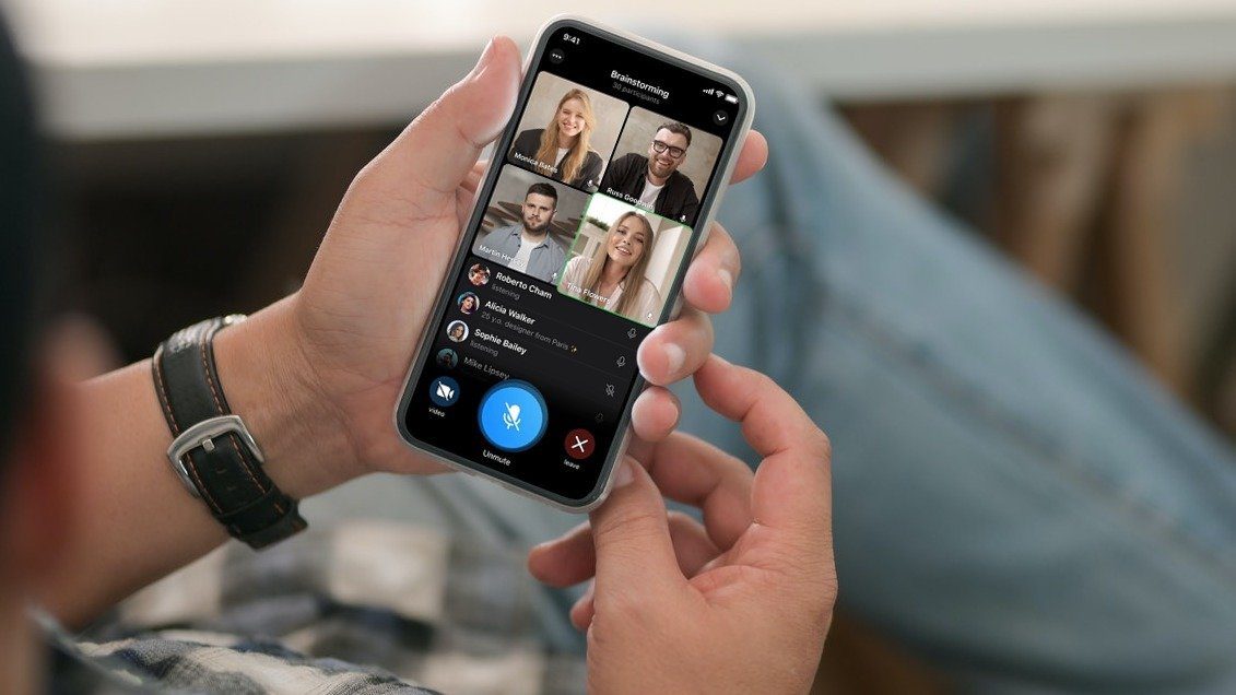 Videollamadas grupales de Telegram destacadas
