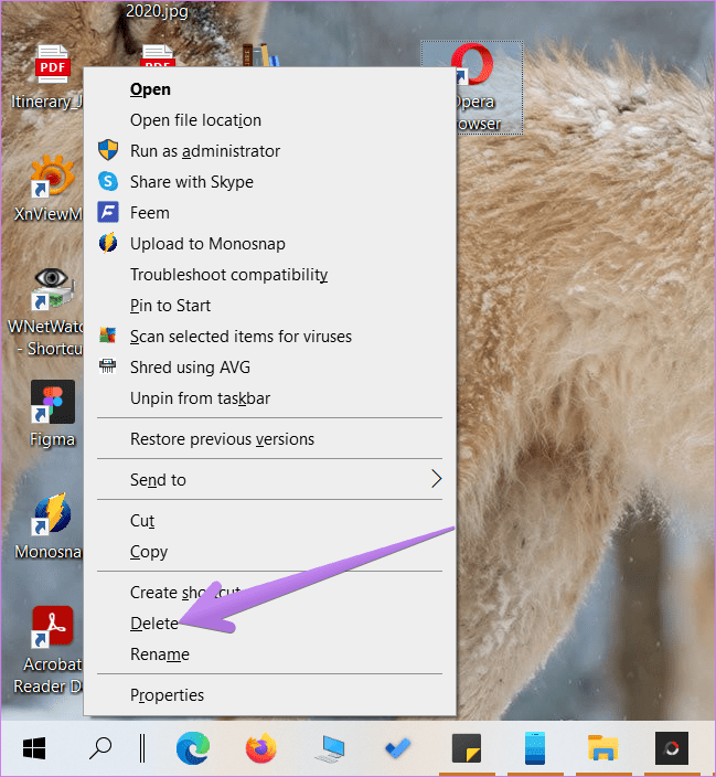 Windows 10 ocultar o mostrar iconos de escritorio 1