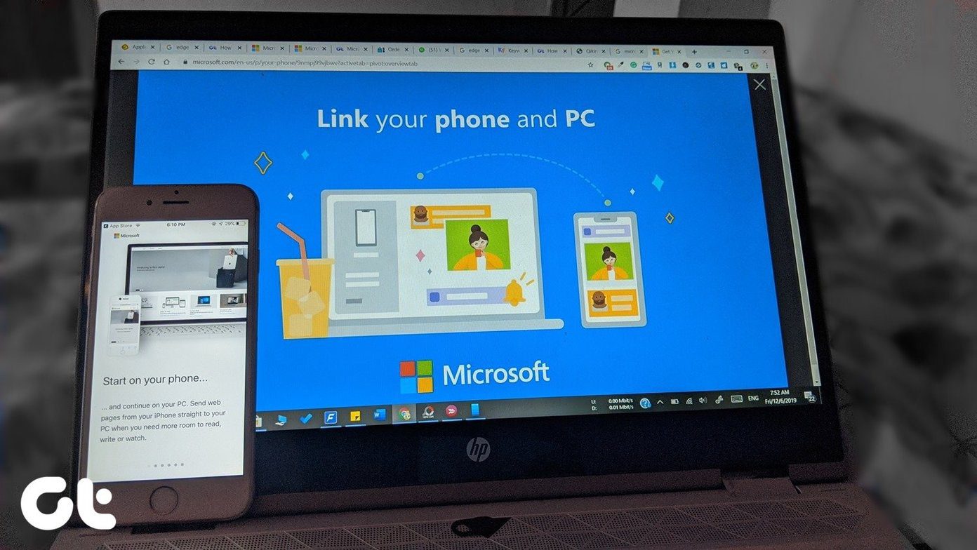 Vincular el iPhone a la aplicación Microsoft Your Phone Fi