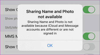 Reparar Compartir foto de nombre no disponible en iOS 16