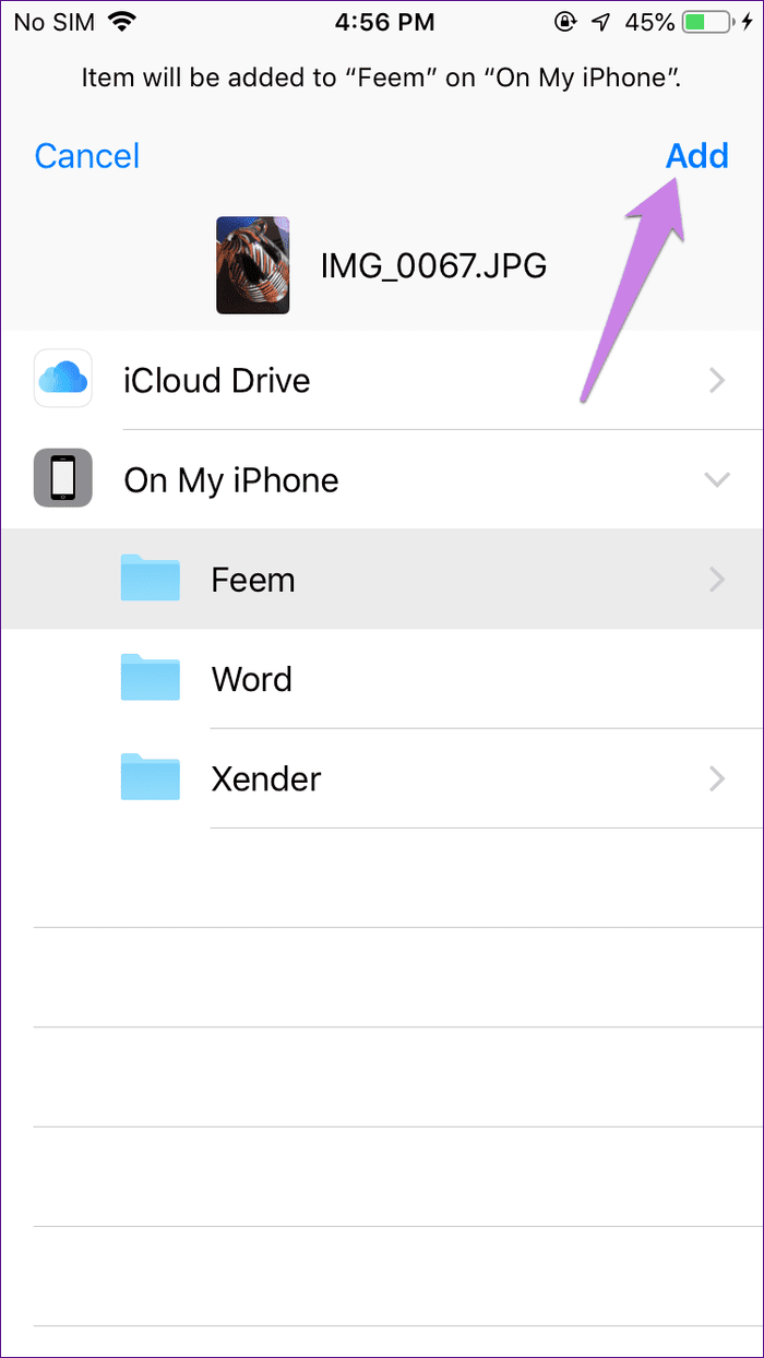 Mostrar tamaño de archivo de foto en Iphone Ipad iOS 3